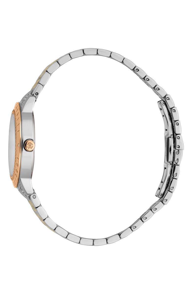 Roberto Cavalli by Franck Muller Mother-of-Pearl Dial Watch, 32mm, Alternate, color, Two Tone Silver & Rose Gold