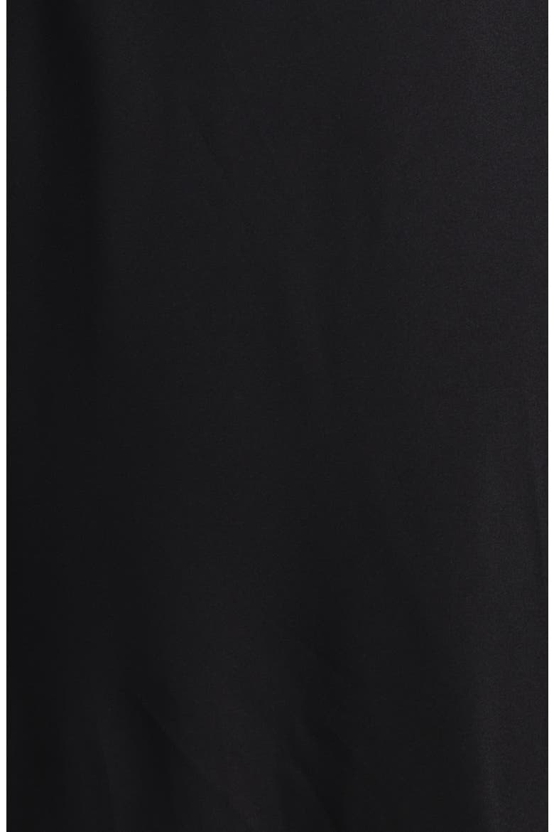 Lindra One-Shoulder Long Sleeve Maxi Dress, Alternate, color, BLACK