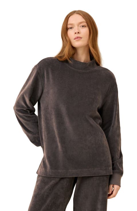 Organic Cotton Pure Velour Cozy Pullover