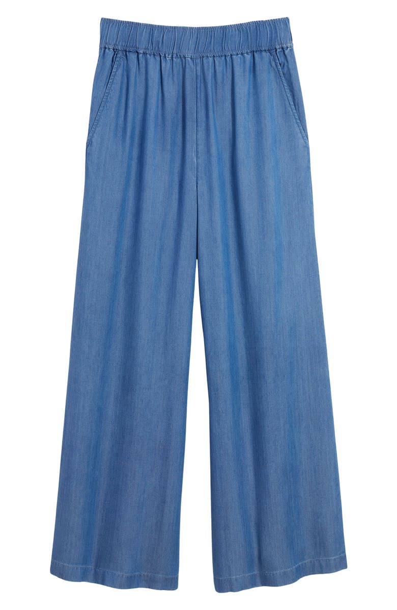 vineyard vines Wide Leg Chambray Pants, Alternate, color, 