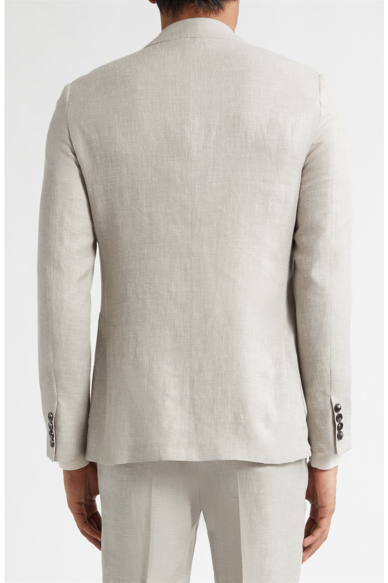 Natural Wool, Linen & Silk Sport Coat, Alternate, color, LIGHT BEIGE