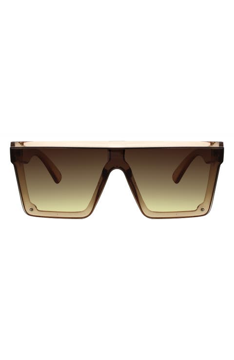 99mm Gradient Flat Top Sunglasses