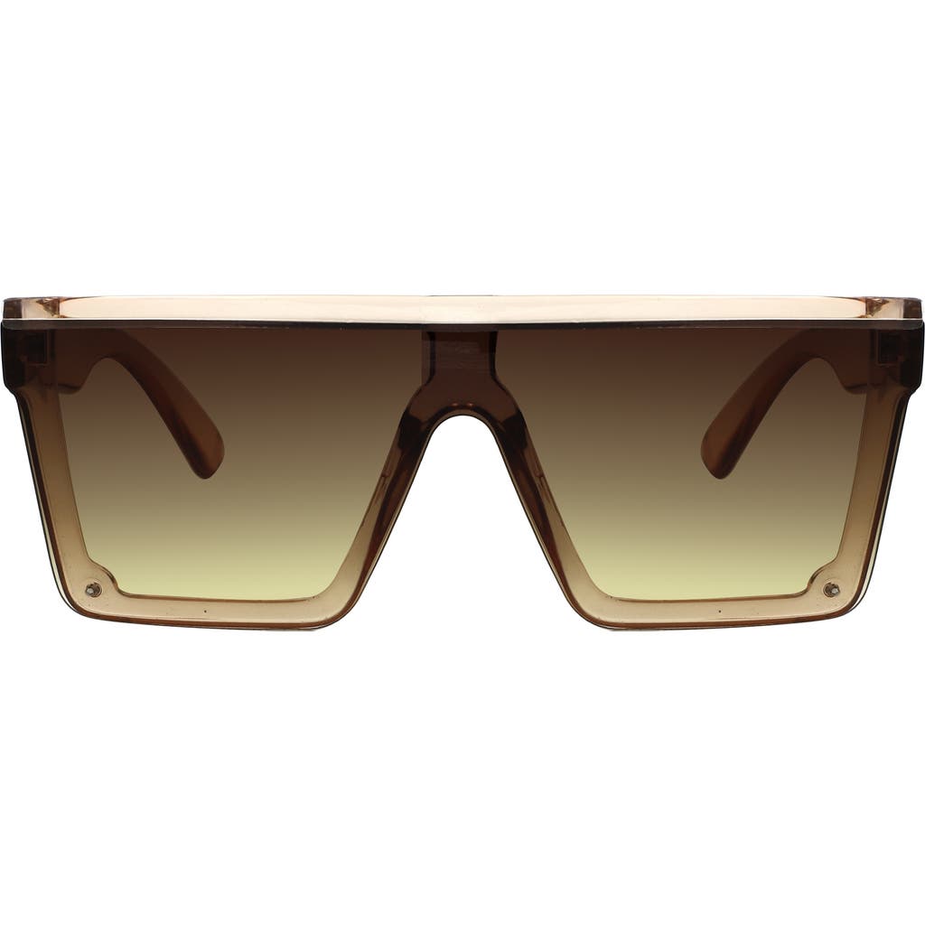 Kurt Geiger London 99mm Gradient Flat Top Sunglasses In Brown