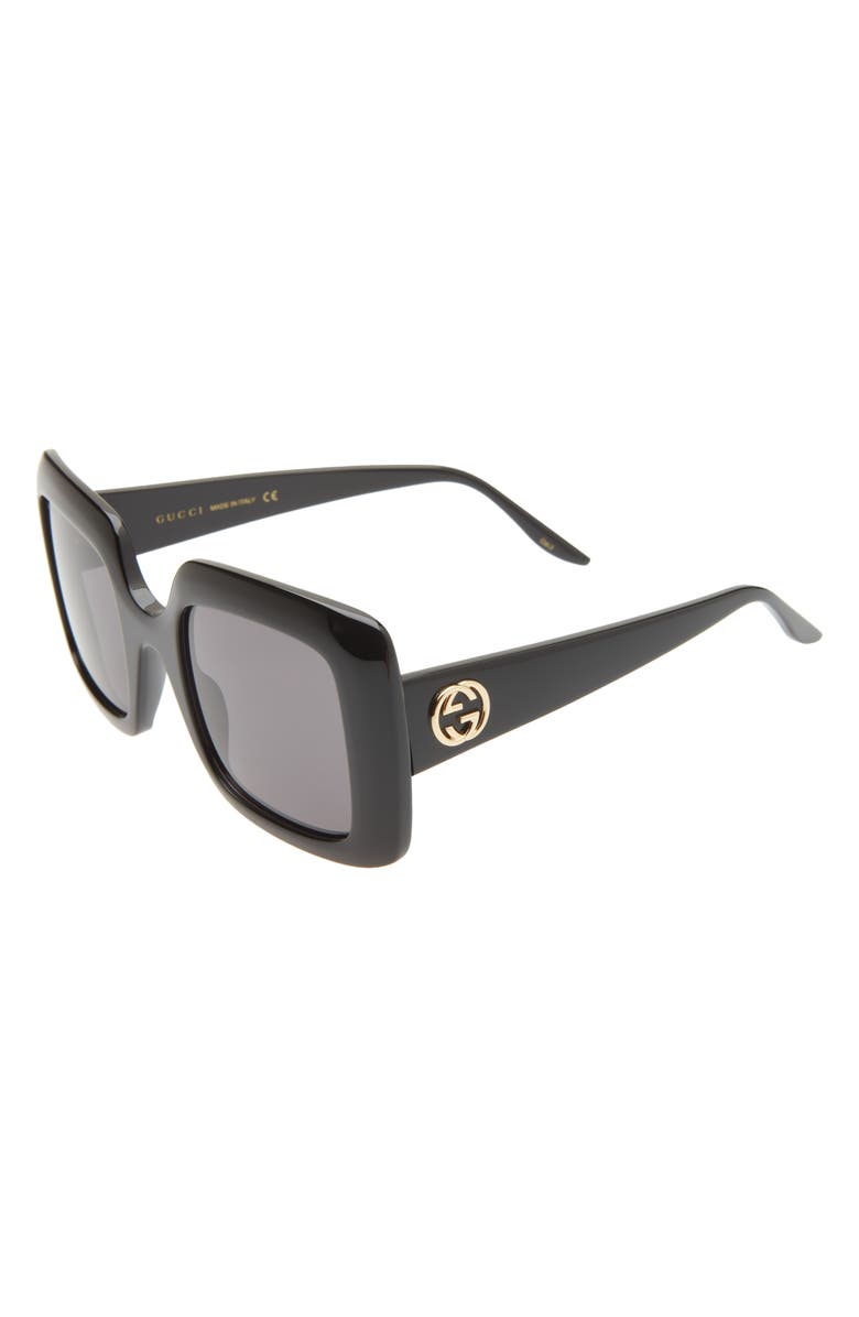 Gucci 52mm Square Sunglasses, Alternate, color,