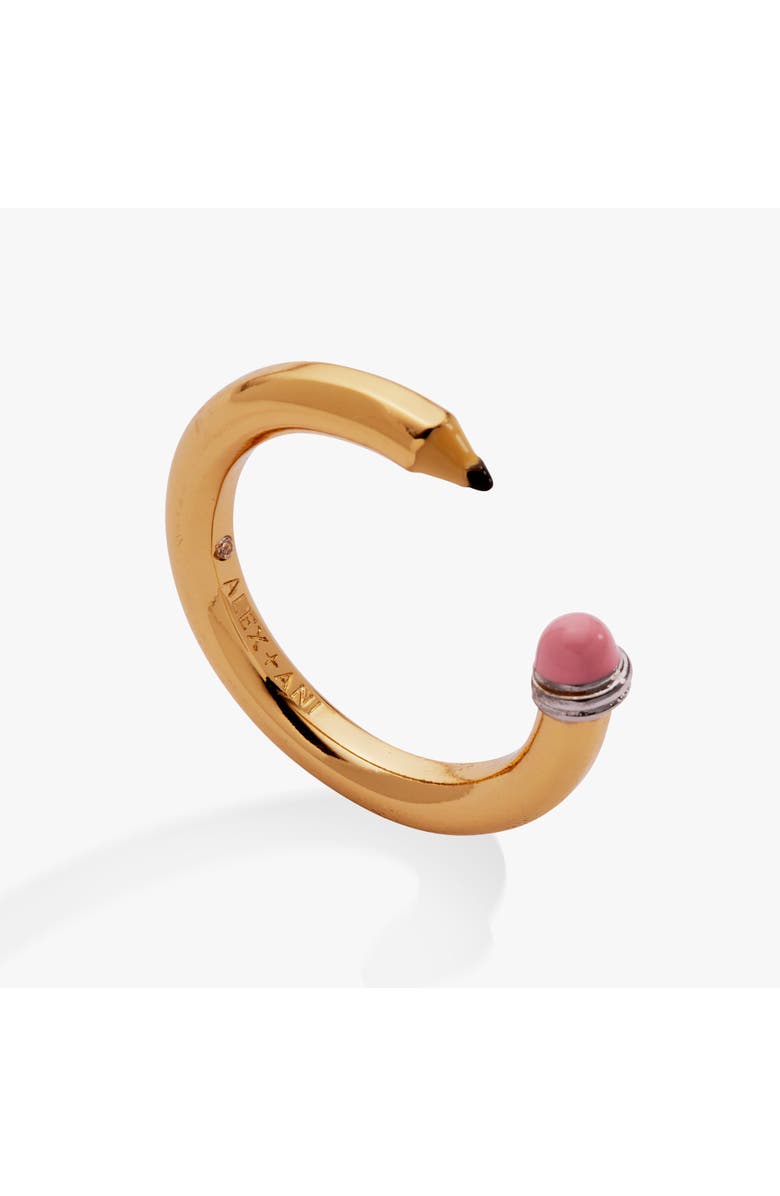 Alex and Ani Pencil Ring, Main, color, Two Tone