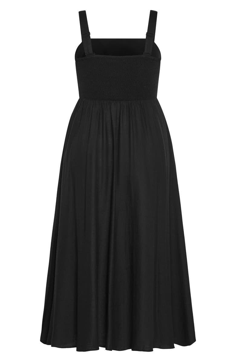City Chic Collins Fit & Flare Maxi Dress, Alternate, color, 