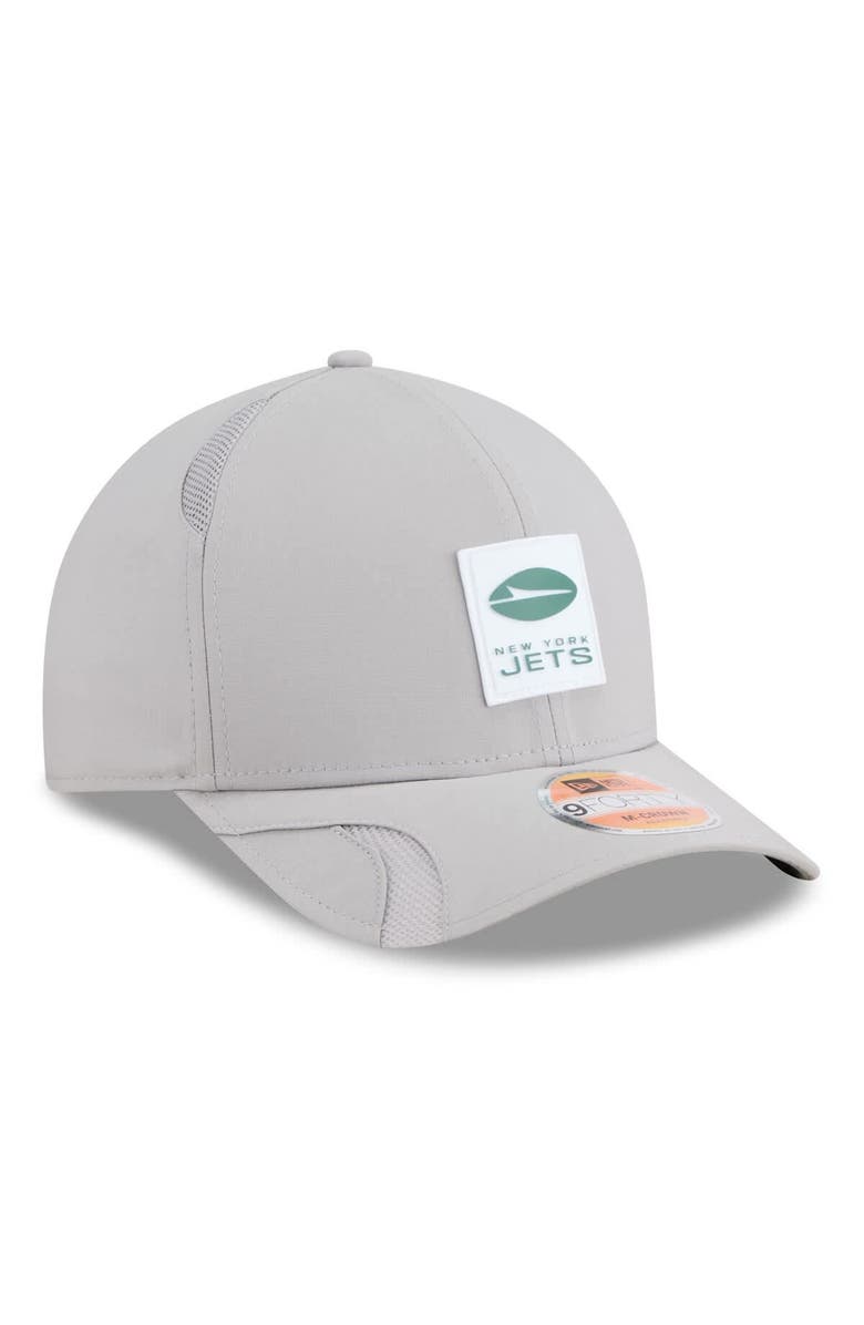 New Era Men's New Era Gray New York Jets 2025 Sideline M-Crown 9FORTY Adjustable Hat, Alternate, color, Gray