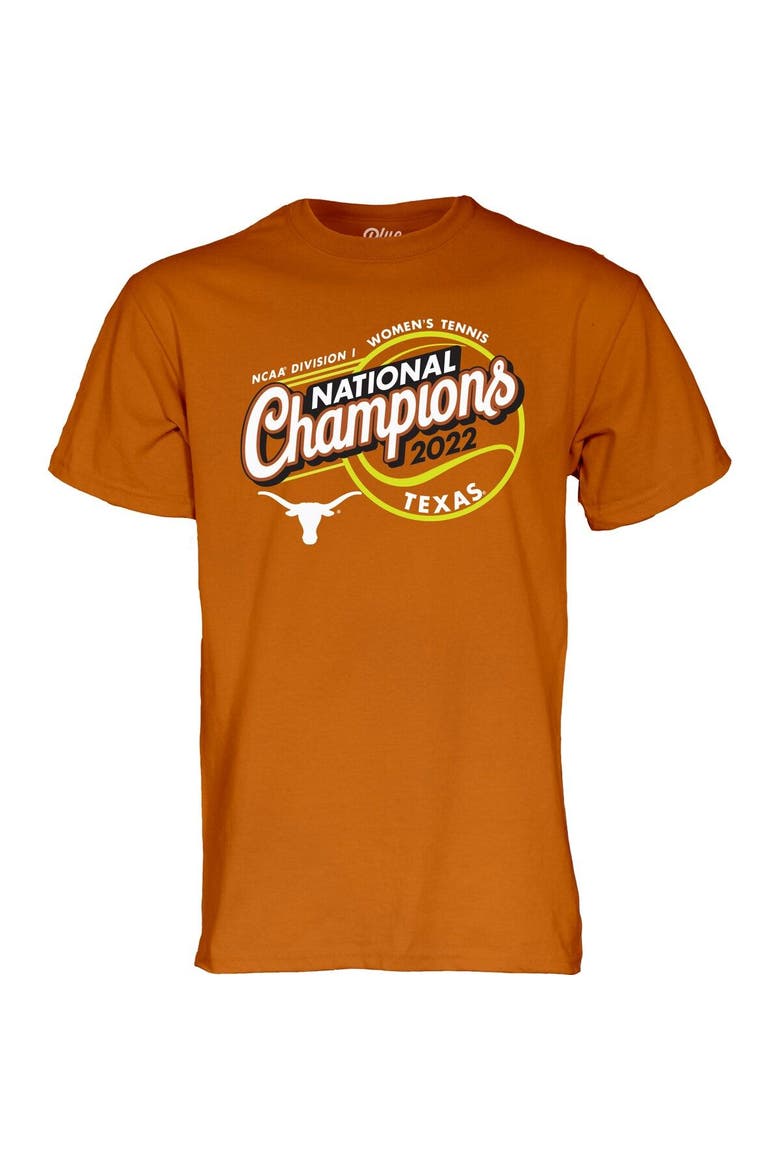 Texas Orange Texas Longhorns 2022 NCAA Women's Tennis National Champions T-Shirt, Alternate, color, Burnt Orange