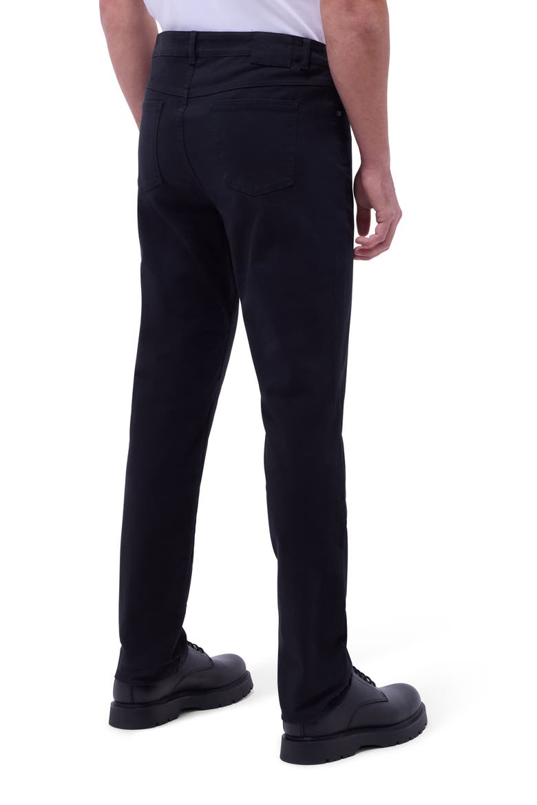 Preston Straight Leg Five Pocket Pants, Alternate, color, BLACK