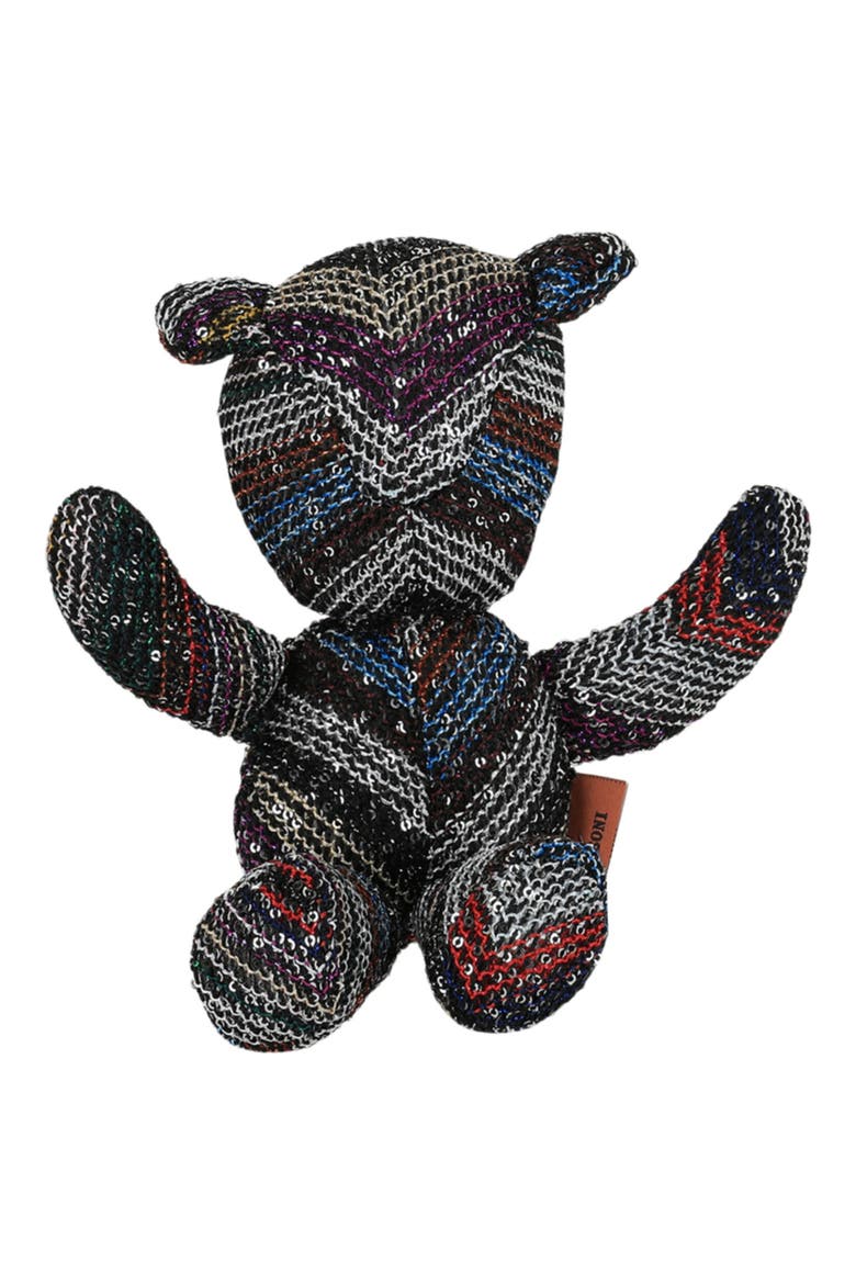 Bruno Sequin-Embellished Teddy Bear, Alternate, color, BLACK MULTI