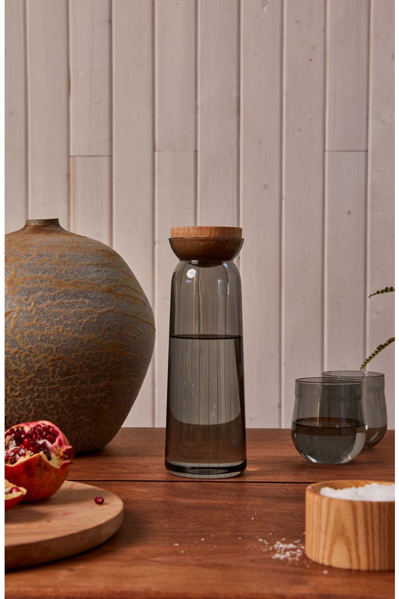 Teeter Glass Carafe, Alternate, color, NO COLOR