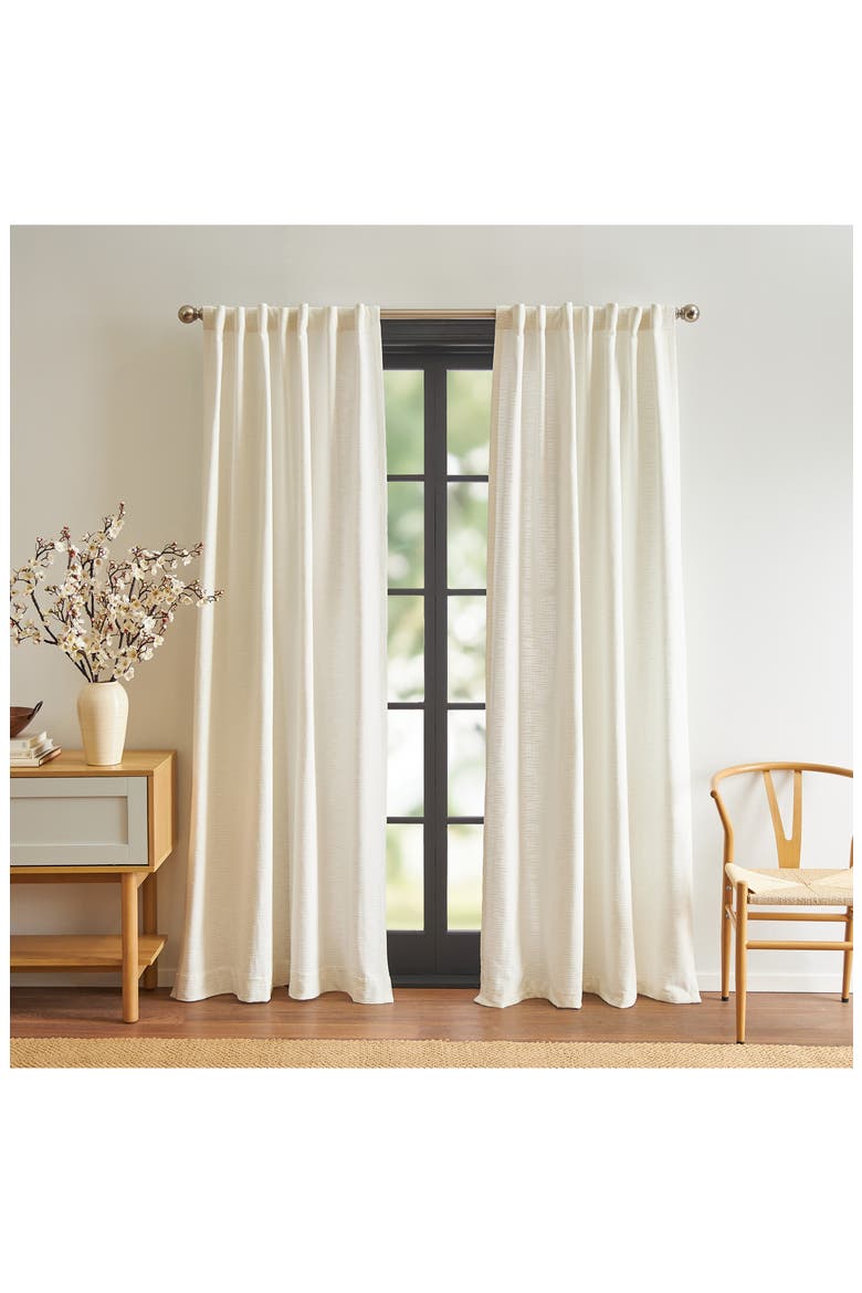 Martinique Set of 2 Curtain Panels, Alternate, color, OFF WHITE