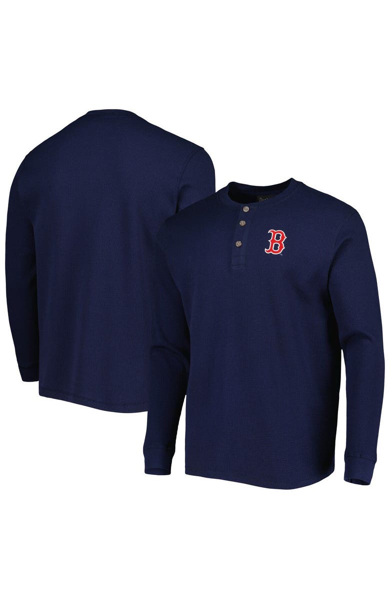 DUNBROOKE Men's Dunbrooke Boston Red Sox Navy Maverick Long Sleeve T-Shirt, Main, color, Navy