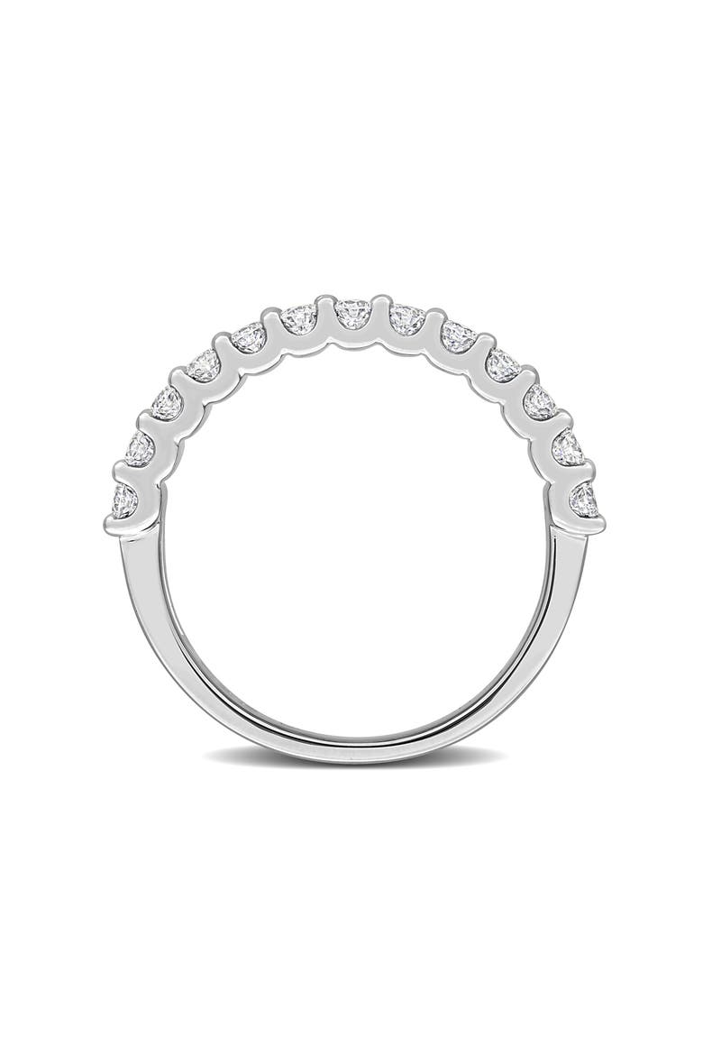 Sterling Silver Lab Grown Diamond Band Ring, Alternate, color, WHITE
