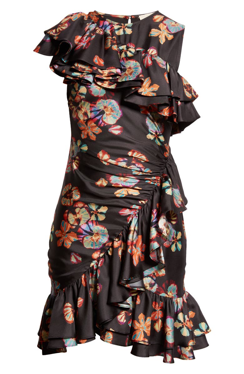 Ulla Johnson Candace Floral Silk Dress, Alternate, color,
