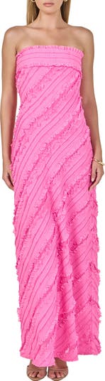 white maxi dress off shoulder Jacqui Draped Off-Shoulder Maxi Dress White main image 1