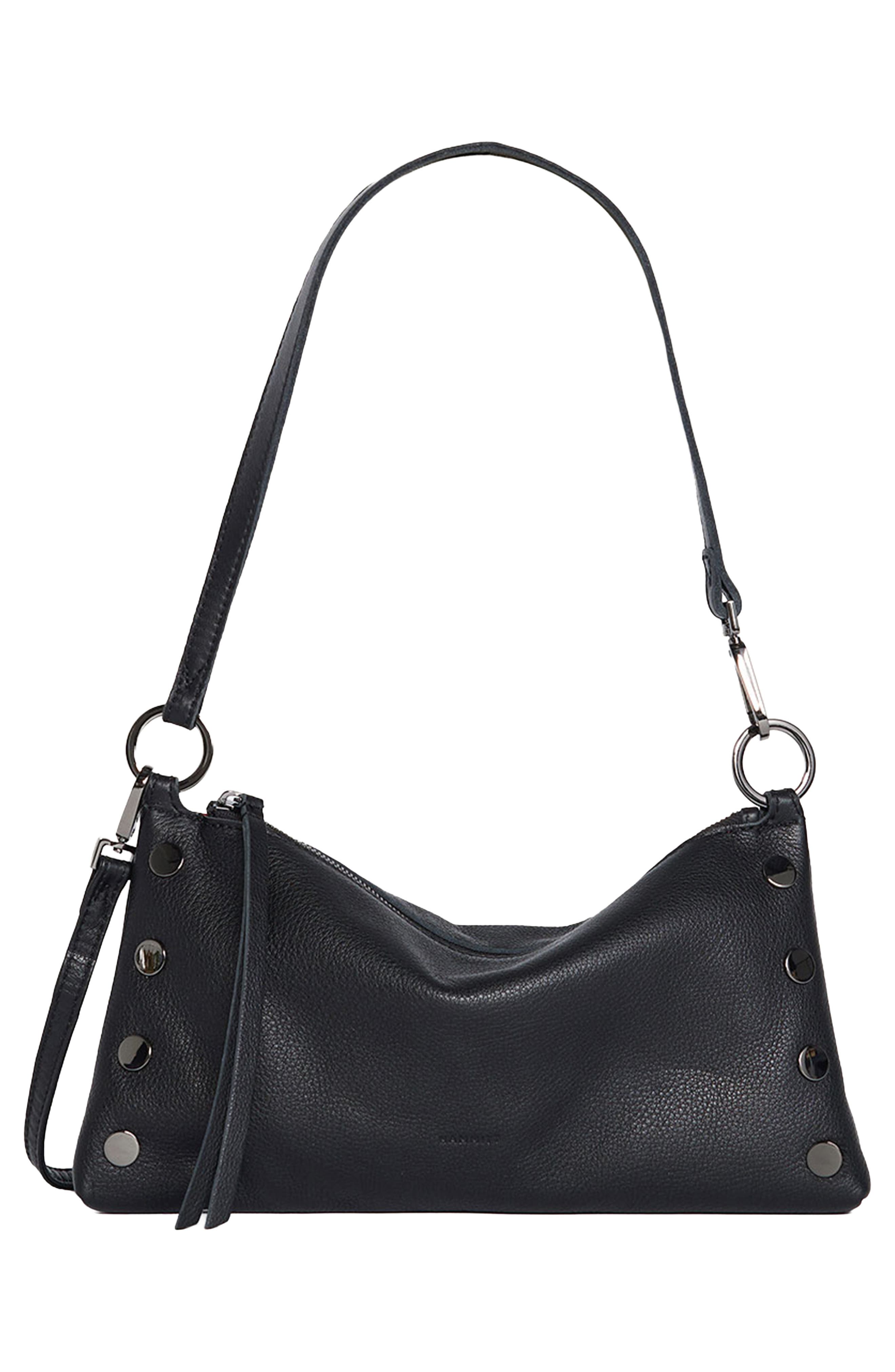 HAMMITT Kyle Shoulder Bag, Main, color, Black/ Gunmetal