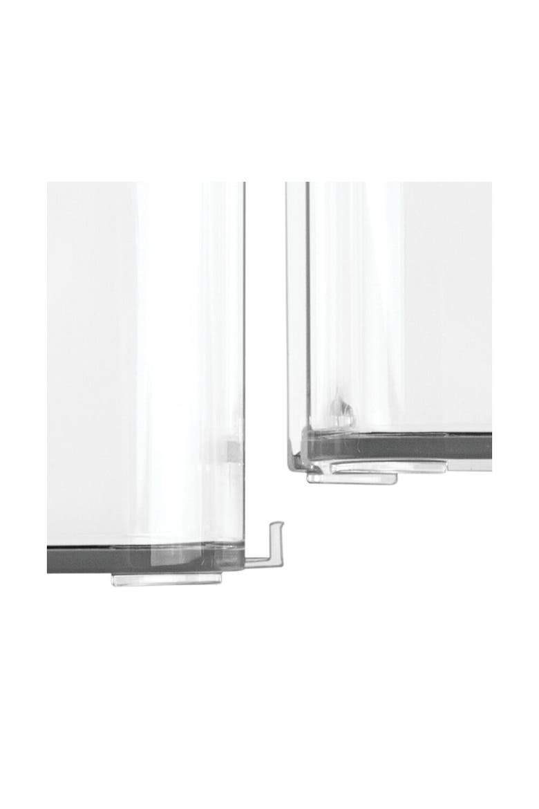 Interlocking Makeup Drawer Organizer, Clear Plastic Bins for Bathroom Vanity, Dresser, or Desk, 3-Pack, Alternate, color, Clear