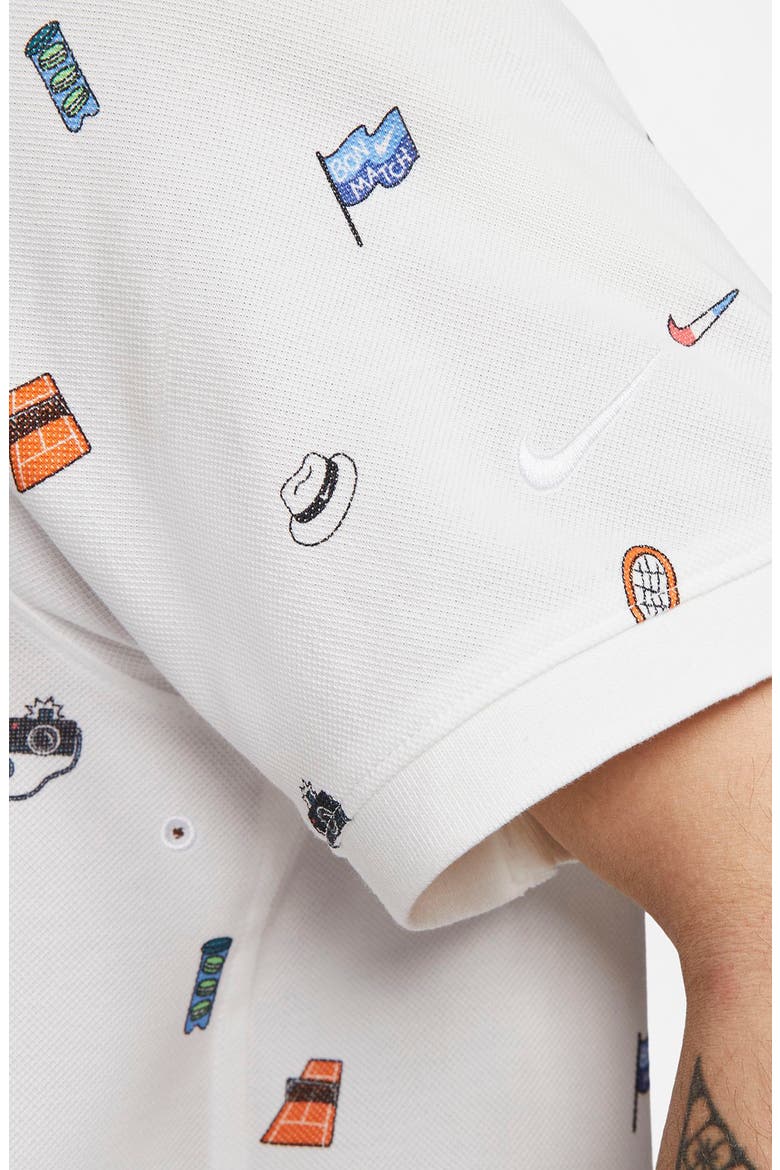 Veneer Standard Polo Shirt, Alternate, color, WHITE