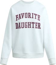 Favorite Daughter Collegiate Cotton Blend Sweatshirt