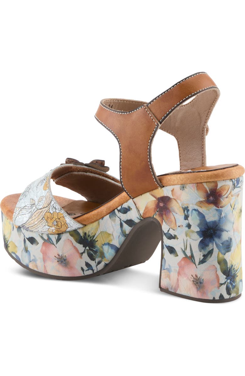 L'Artiste by Spring Step Felis Platform Sandal, Alternate, color, Camel Multi