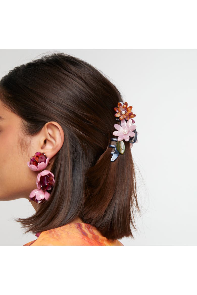 Petunia Claw Clip, Alternate, color, SUNSET FIELDS 999
