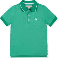 Hope & Henry Kids' Organic Short Sleeve Knit Pique Polo Shirt