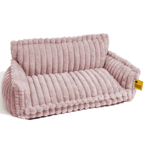 Washable Fluffy Dog Sofa Bed