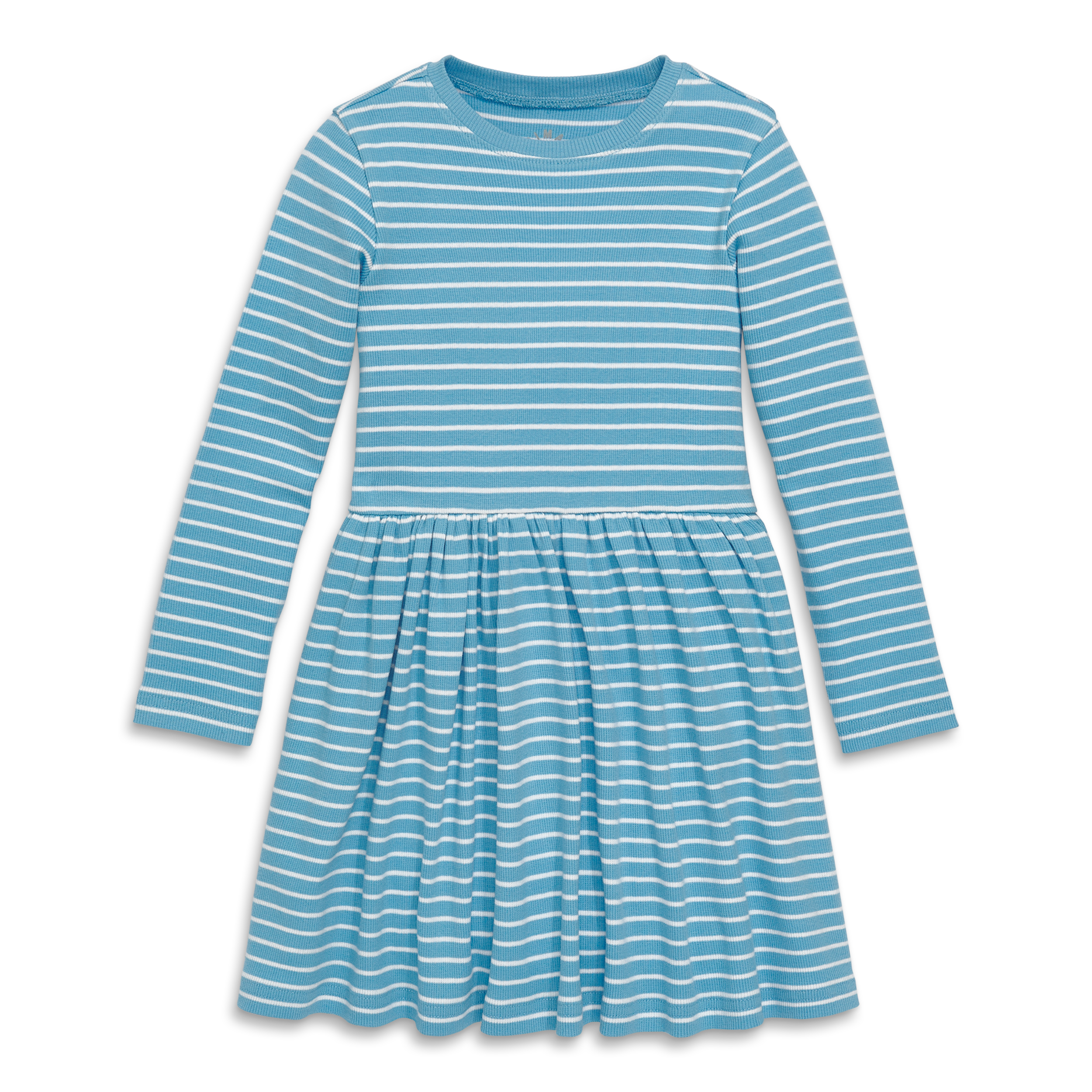 Cornflower Ivory Stripe