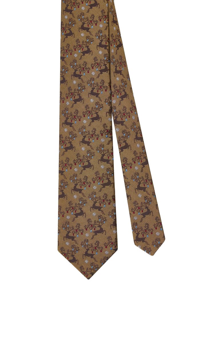 Robert Talbott Robert Reindeer Best of Class Necktie, Main, color, 