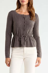Lucky Brand Cloud Soft Babydoll Cardigan