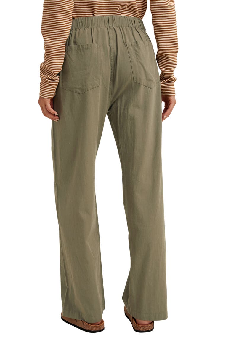 Wide Leg Drawstring Pants, Alternate, color, OLIVE
