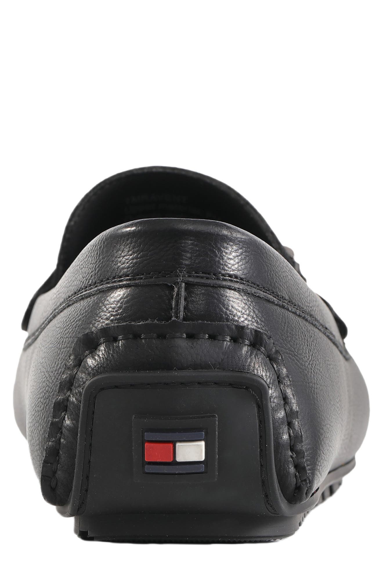 Ravent Faux Leather Driver, Alternate, color, BLACK