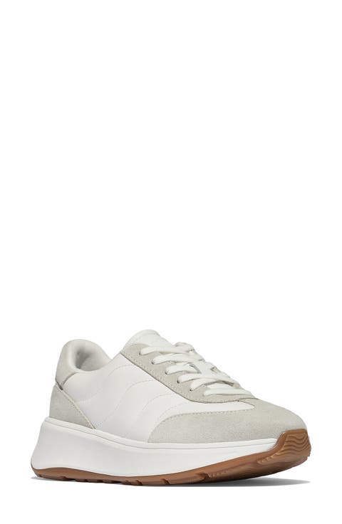 F-Mode T-Toe Wave Leather Sneaker