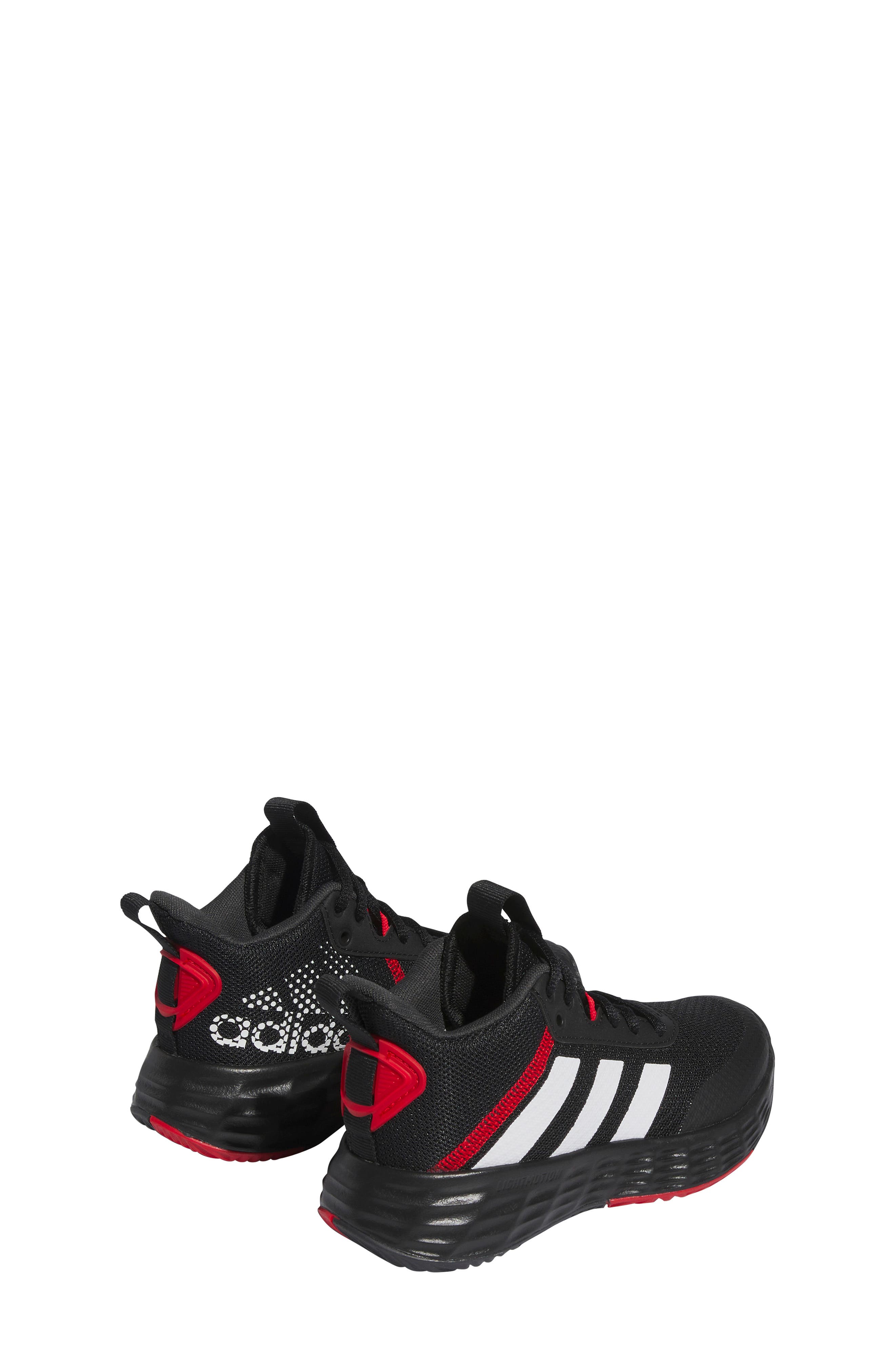 Kids' Own the Game 2.0 Sneaker, Alternate, color, BLACK/ WHITE/ VIVID RED