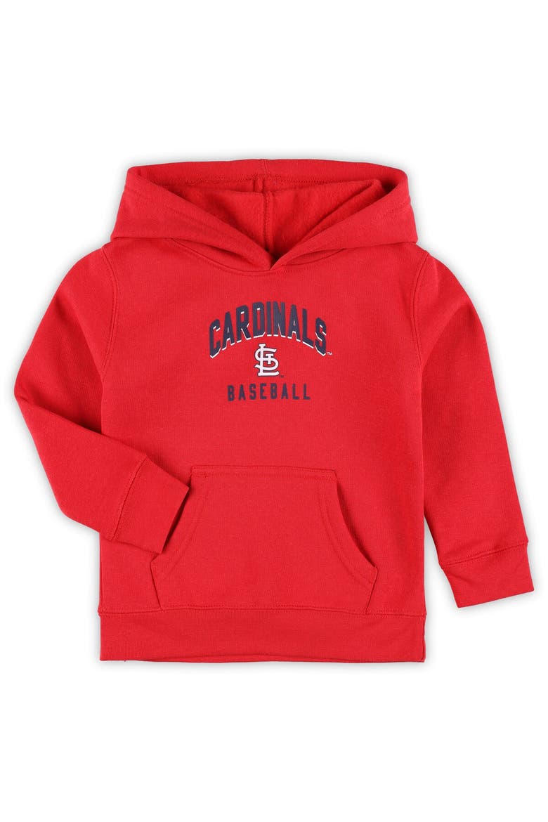 Toddler Red/Gray St. Louis Cardinals Play-By-Play Pullover Fleece Hoodie & Pants Set, Alternate, color, Red