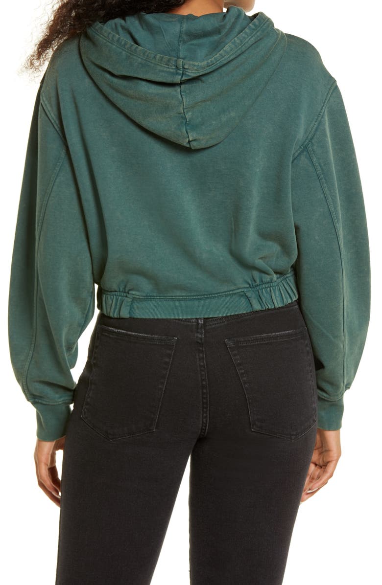 BP. Crop Organic Cotton French Terry Hoodie, Alternate, color,