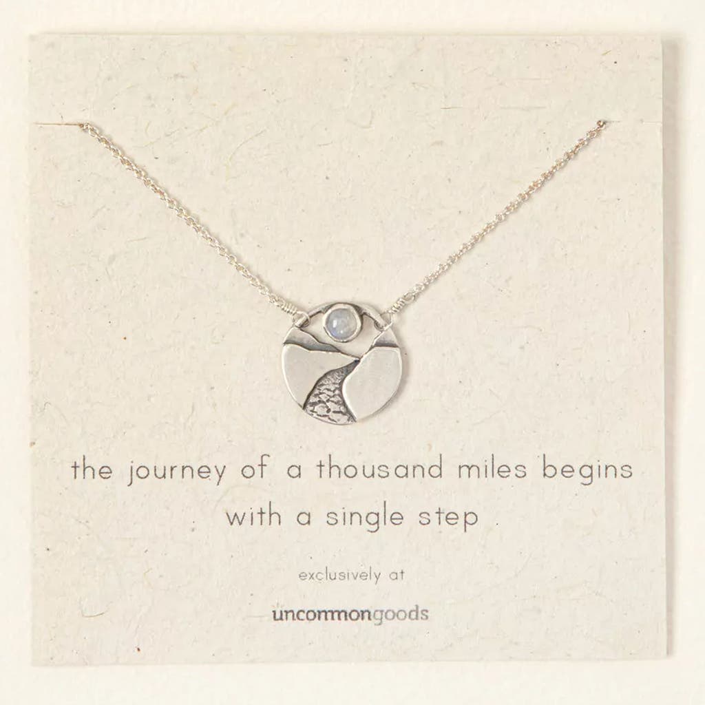 Britta Ambauen Follow Your Own Path Necklace In Silver