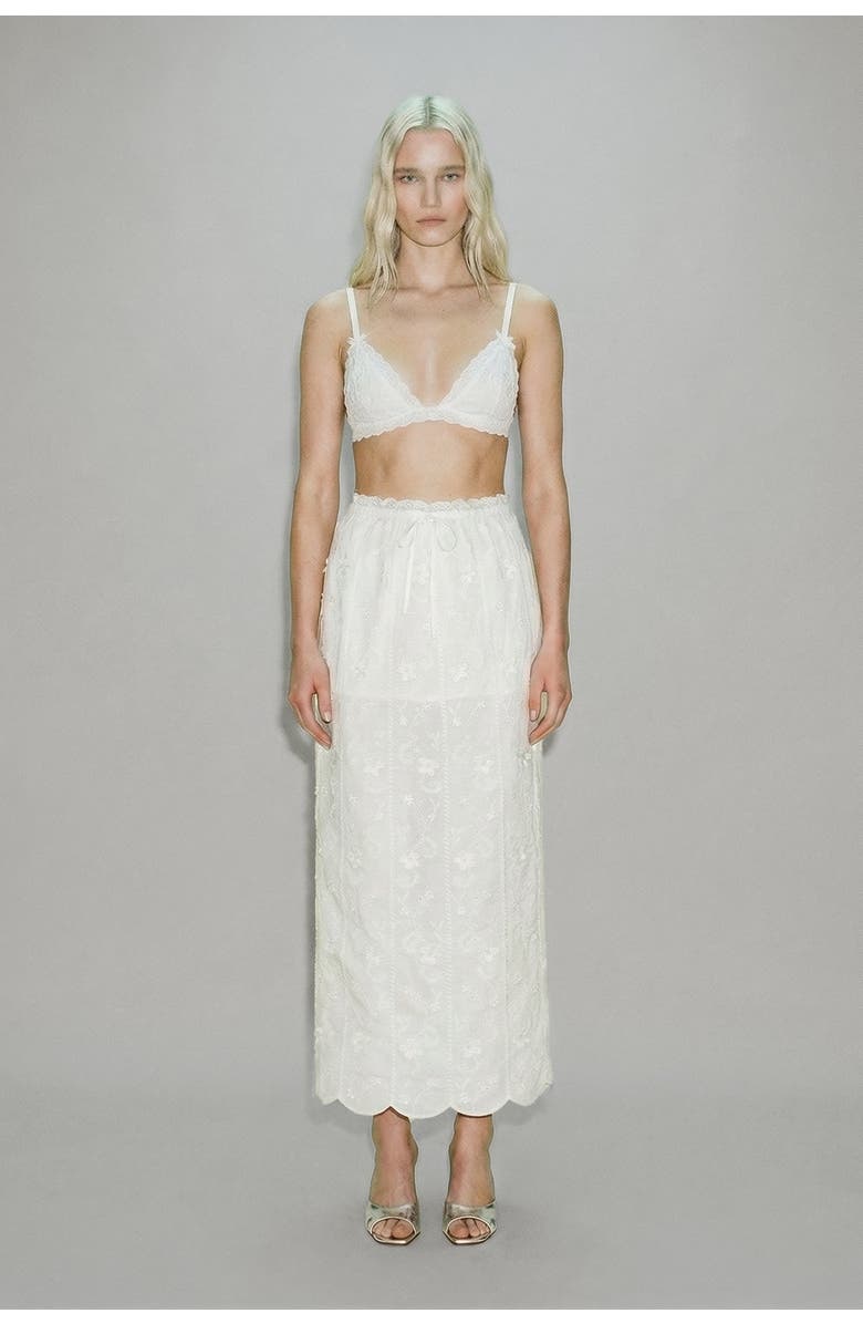Atoir Marjorie Skirt, Main, color, Ivory