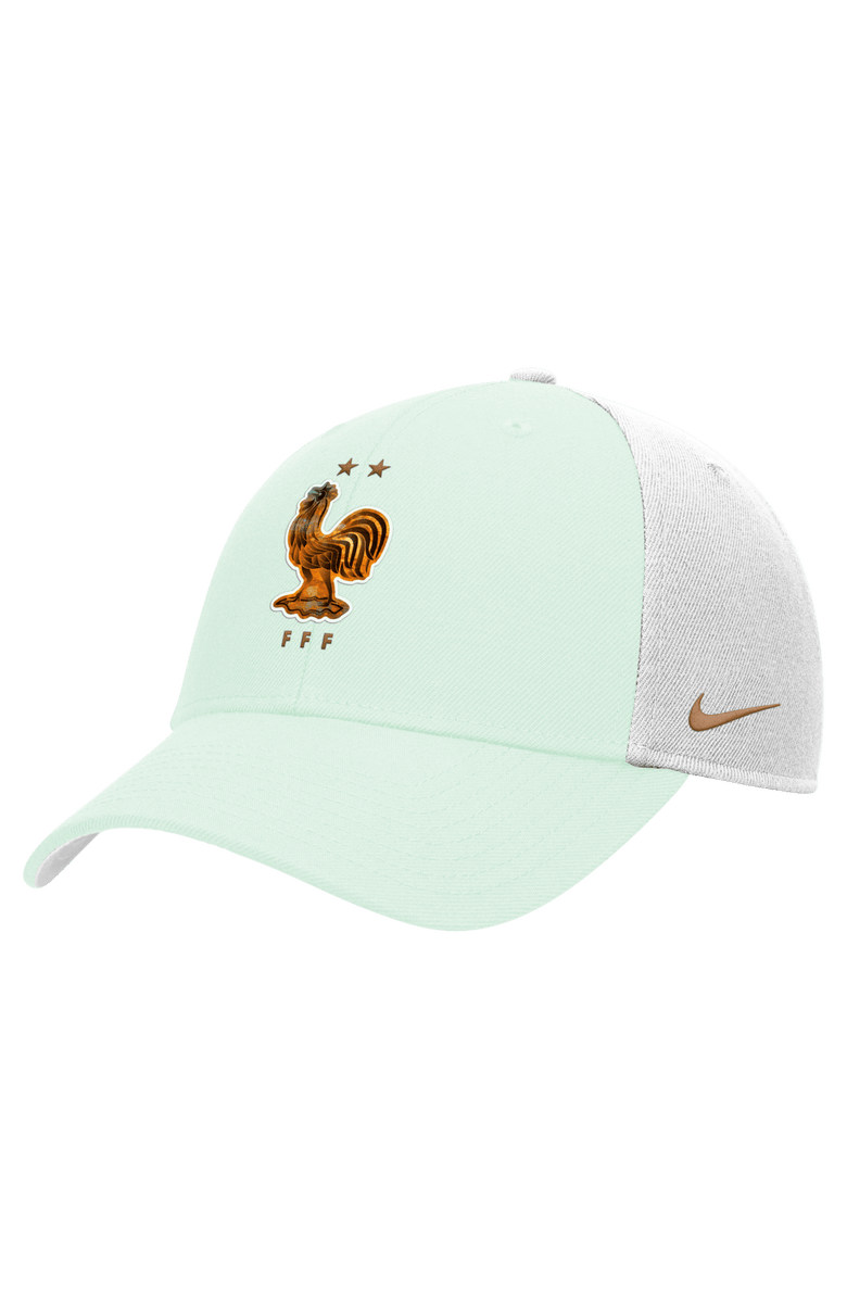 Nike Men's Nike Green/Gray France National Team Rise Structured Adjustable Hat, Main, color, Green