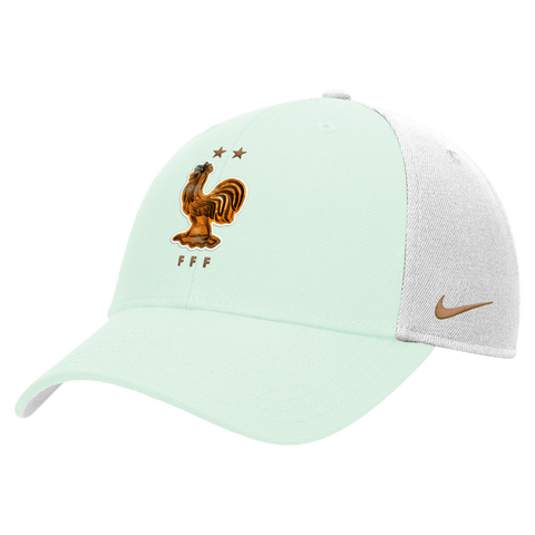 Men's Nike  Green/Gray France National Team Rise Structured Adjustable Hat