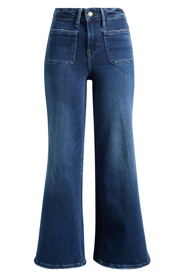 Soft-Tech Good Waist Palazzo Jeans, Alternate, color, INDIGO511