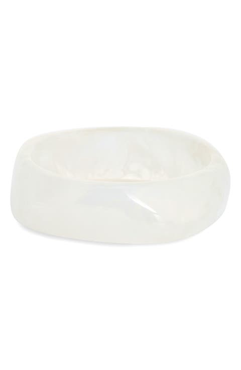 Chunky Resin Bangle Bracelet