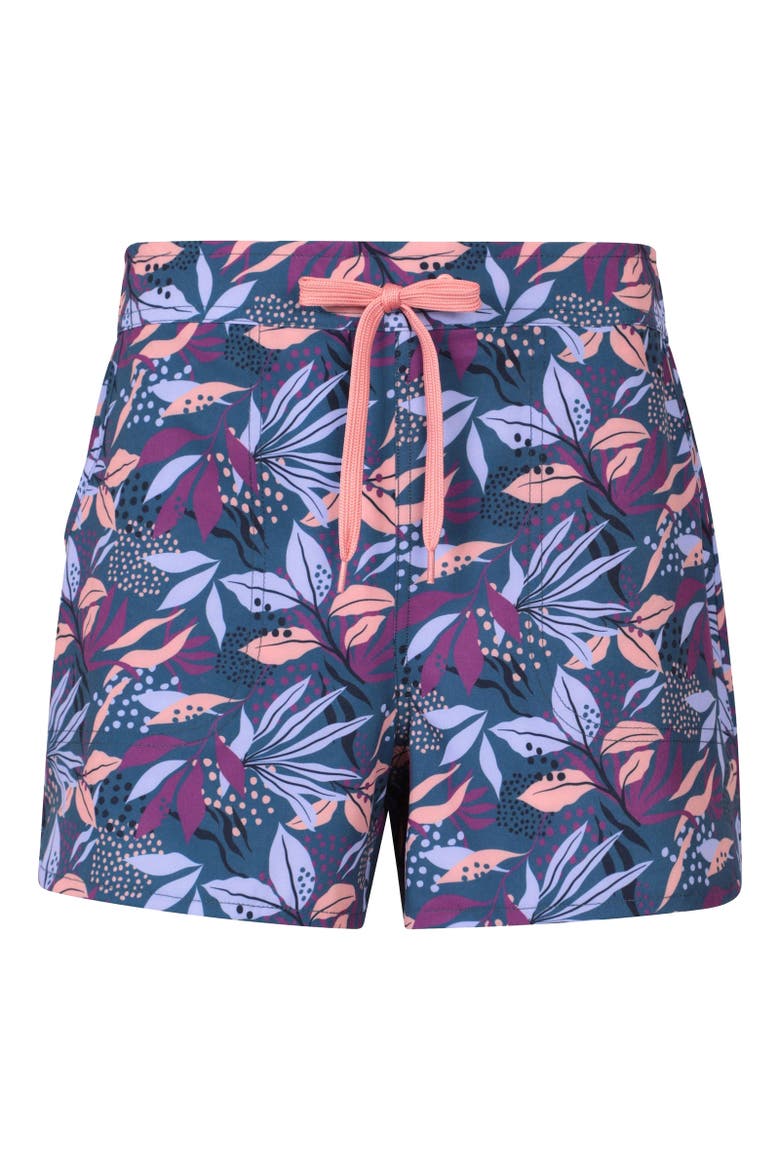 Stretch Patterned Boardshorts, Main, color, Purple
