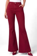 Liverpool Los Angeles Hannah Wide Hem Mid Rise Flare Jeans