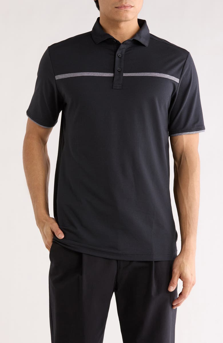 TravisMathew Flight Plan Polo, Main, color, Black