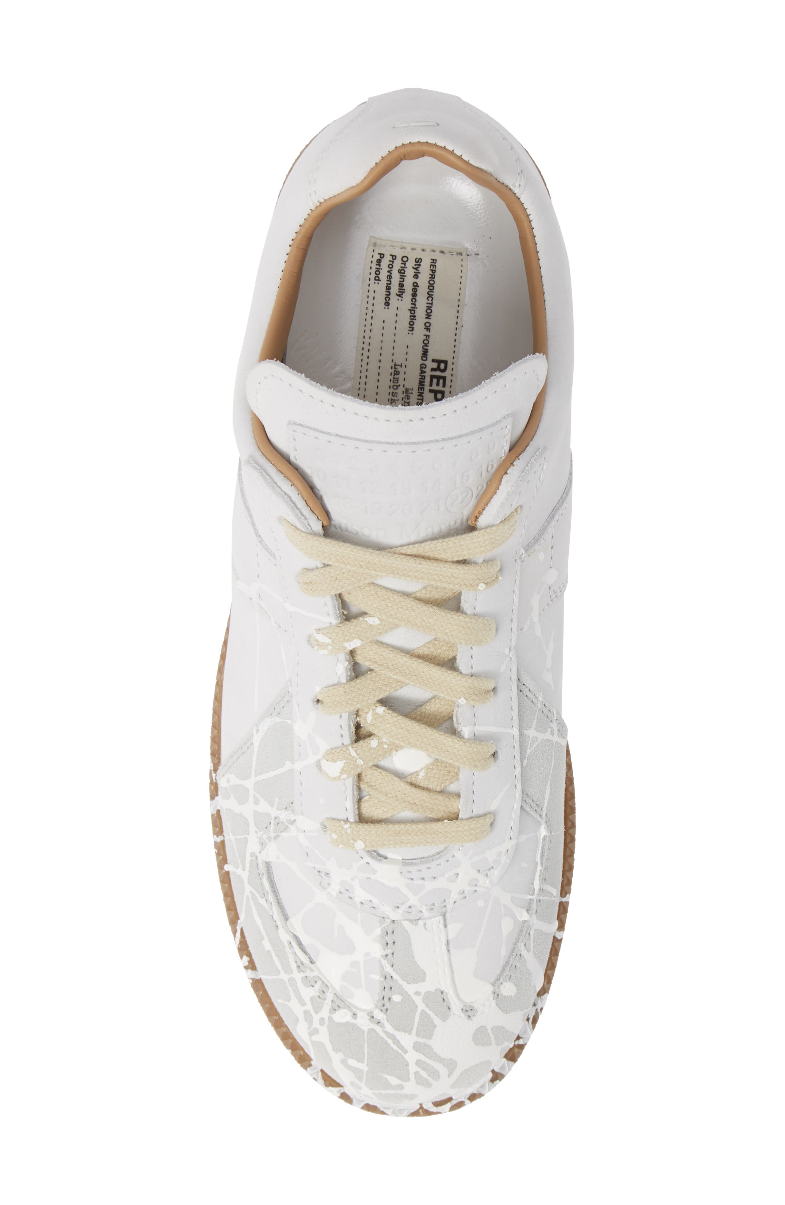 Maison Margiela Replica Paint Splatter Sneaker, Alternate, color, 