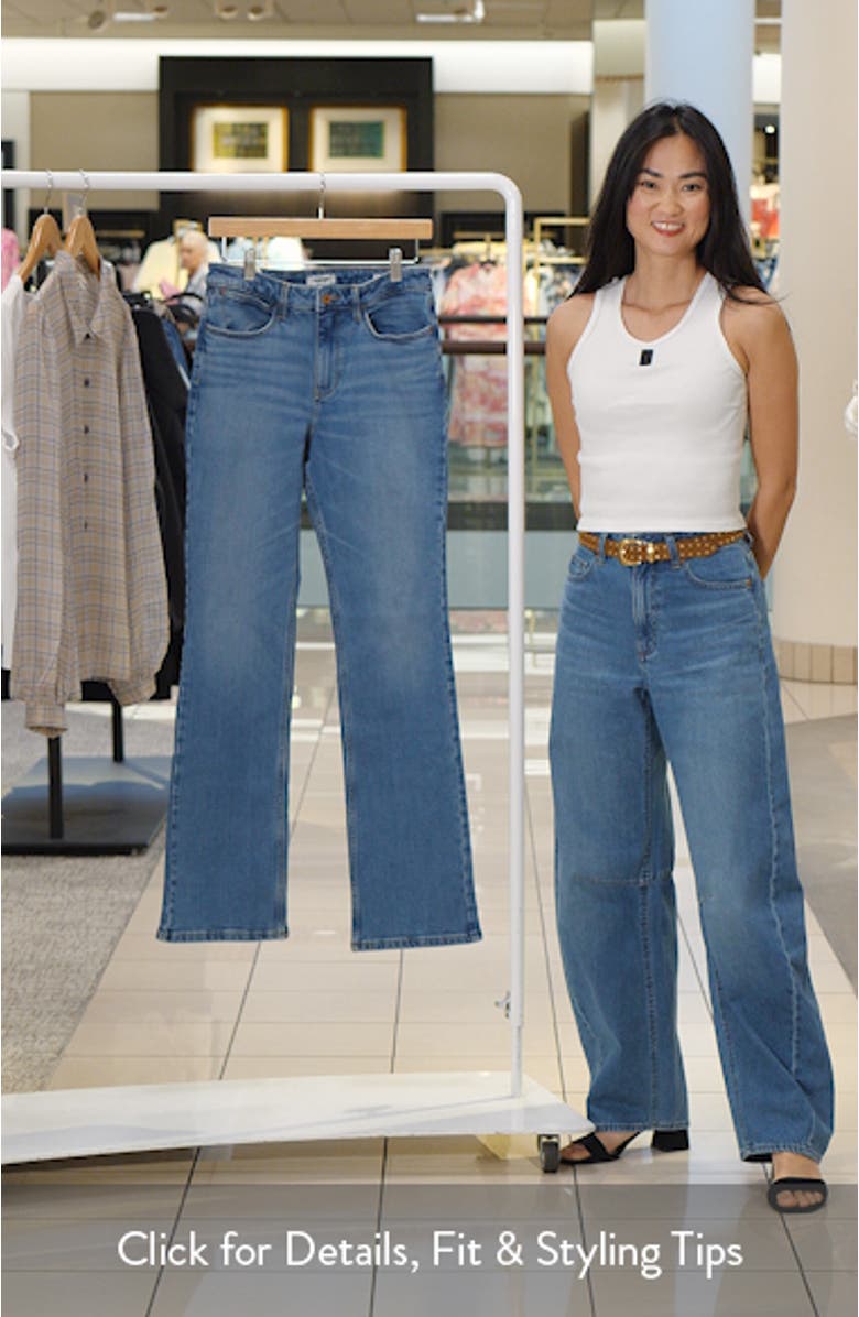 Western High Waist Bootcut Jeans, sales video thumbnail