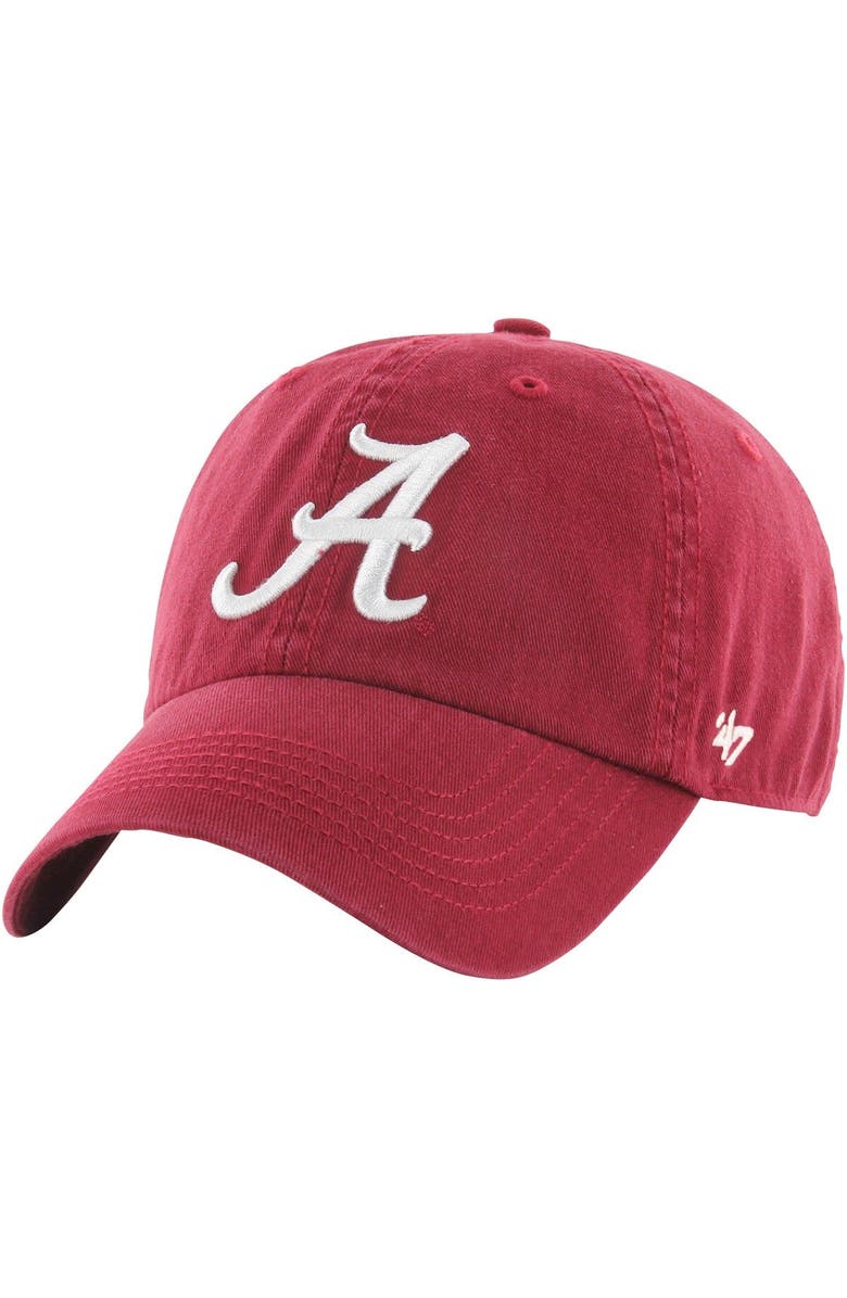 '47 Men's '47 Crimson Alabama Crimson Tide Franchise Fitted Hat, Main, color, 