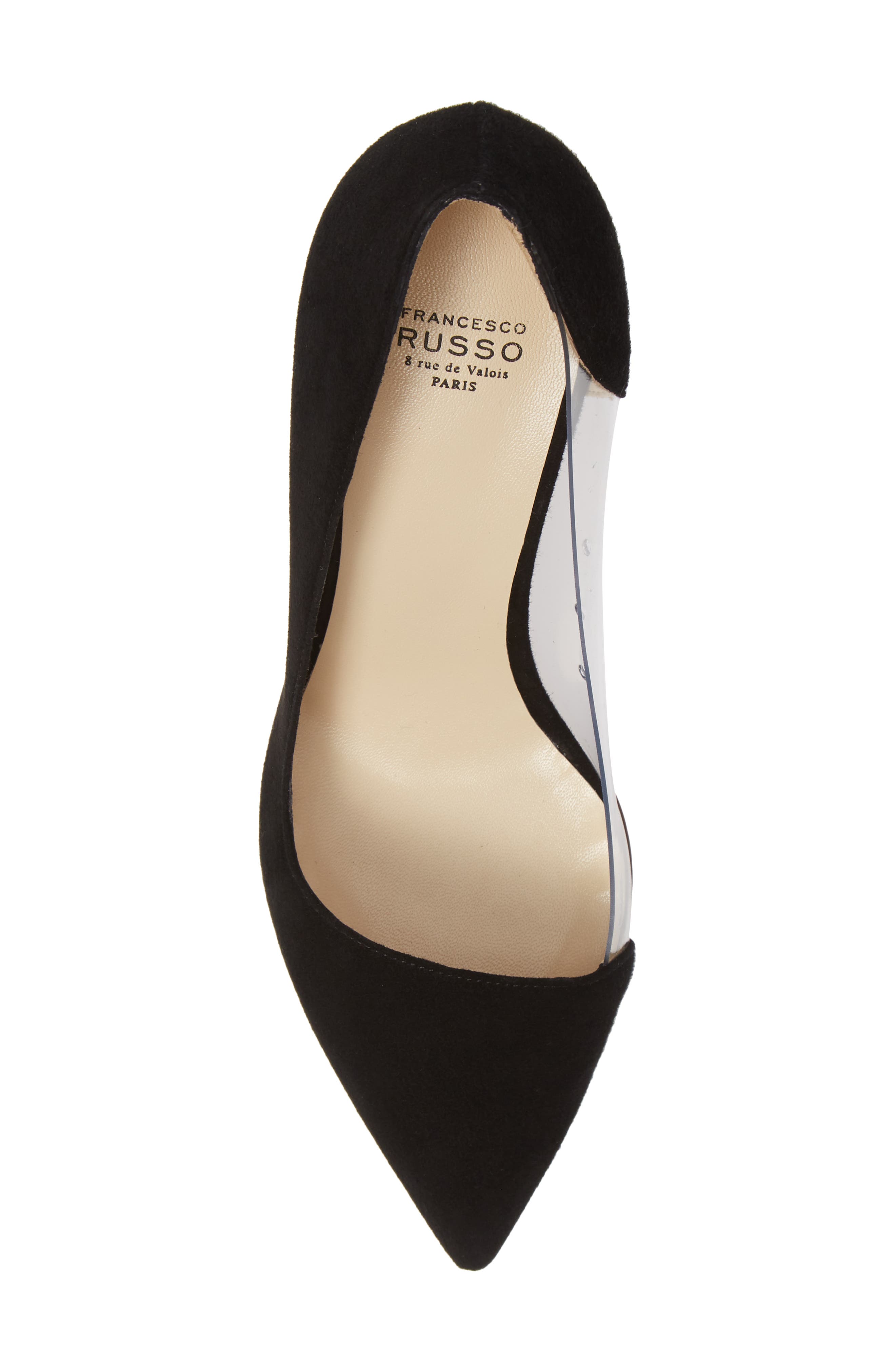 Francesco Russo Clear Inset Pump, Alternate, color, 